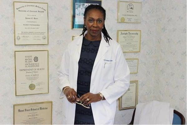 Yvonne C. Hines, M.D.
Dermatologist/Dermatopathologist/Internist
Medical Director