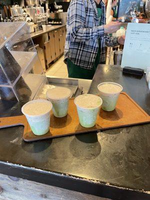 Free samples of matcha :)