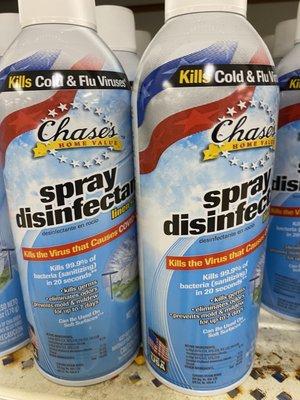 Spray disinfectant