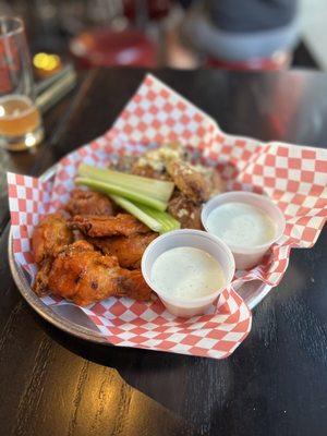 Chicken Famous Wings. They were overcooked.