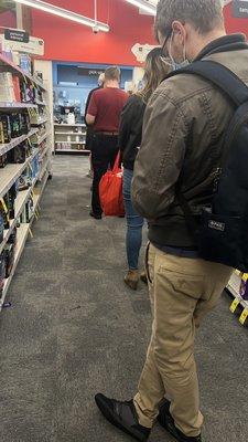 Waiting over an hour  in line to pickup my medication. Horrible service!