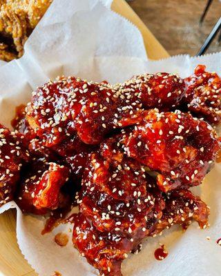 Sweet & Spicy Korean Fried Chicken