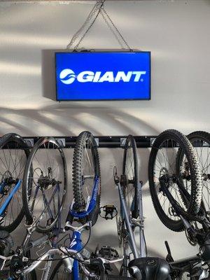 We are a Giant Bikes dealer