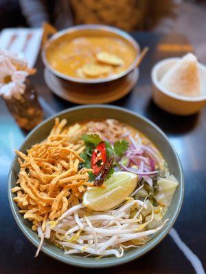 $22: khao soi with chicken