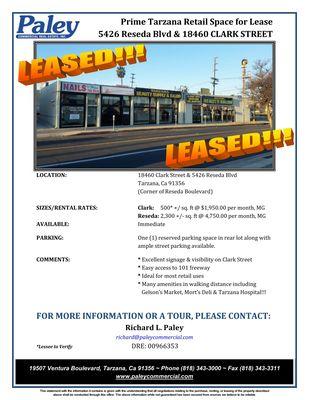 Fully leased property!!