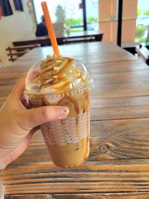 Iced butter beer latte.