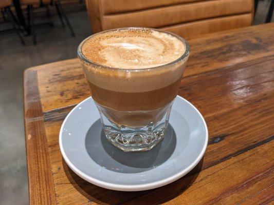 Cortado at Mean Mug Coffeehouse, Fort Oglethorpe