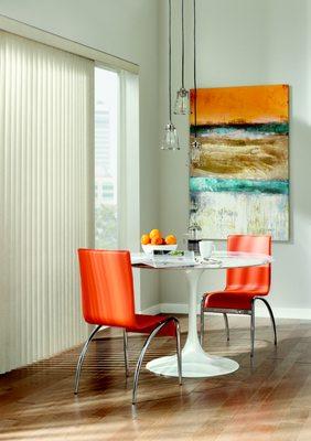 Need solutions for large doors? Take a look at Somner® Custom Vertical Blinds.