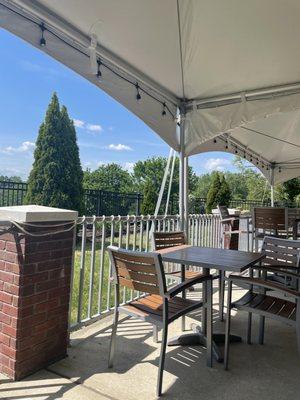 Outdoor dining area