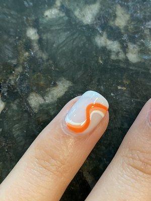 Design done on my nail