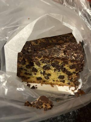 Chocolate chip marble cake