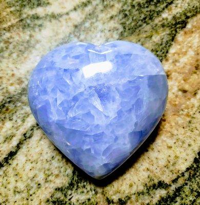 Blue calcite