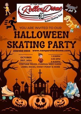 Halloween Skating Party