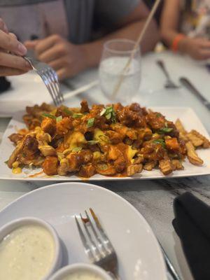 Buffalo chicken French fries