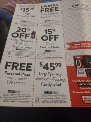 Here is the coupon that was sent to my home this week.