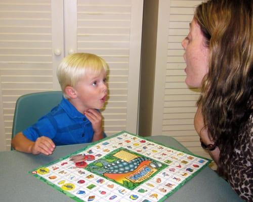 Play and speech therapy work well together.  Students are encouraged for their efforts, and they look forward to working with...