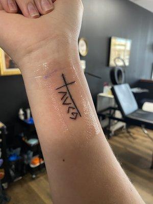 Minimalist tattoo