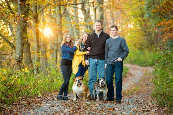 Fall Family Portrait in Banner Elk, NC