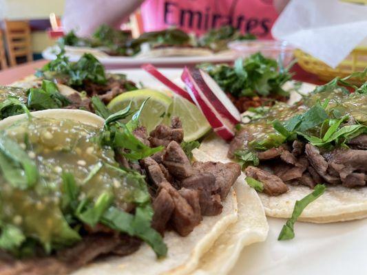 Asada Tacos were bomb!