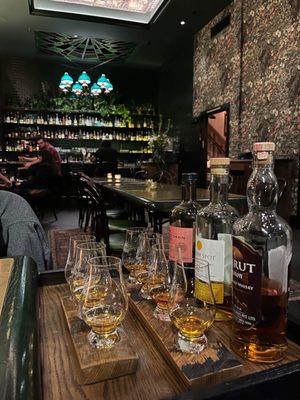 Whiskey tasting