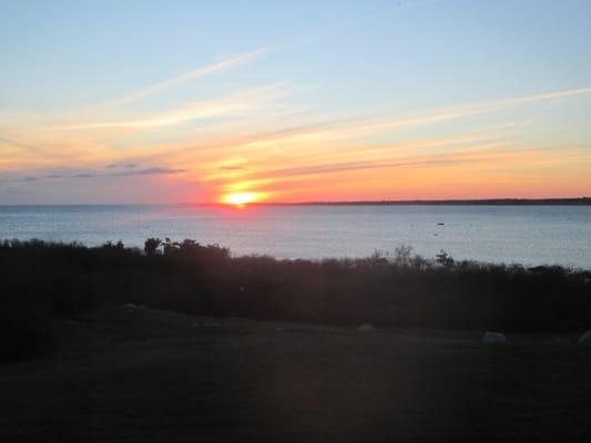 Sunset at Mishaum Point, the benefits of being a home inspector