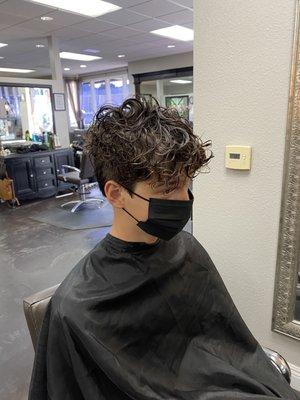 Men's perm.