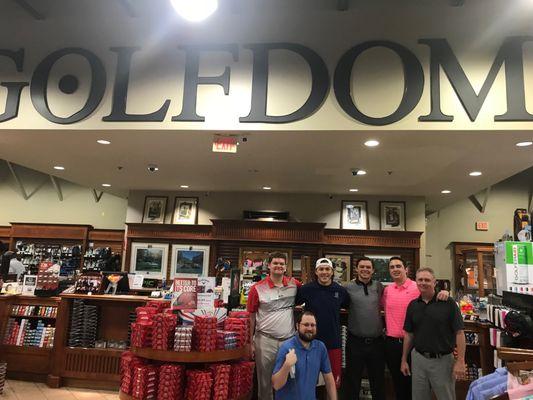 Stanley Cup Champion, TJ Oshie with Sunday's Staff