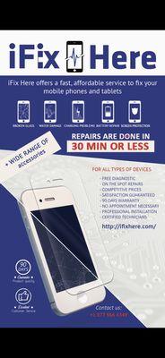 Phone & Tablet Repairs
Any Make / Any Model
We Fix Differently