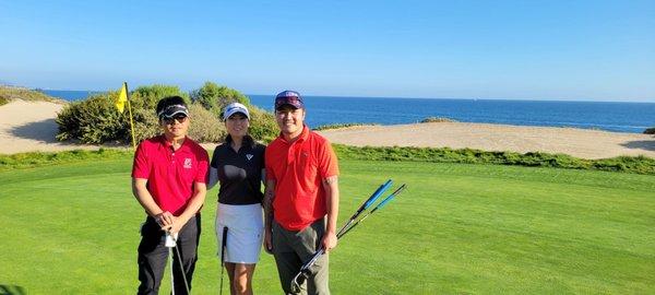 Pelican Hill South with Rebecca and coach Paul