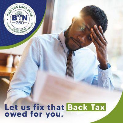 No body likes Back Taxes!