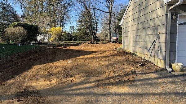 Land sloping and leveling