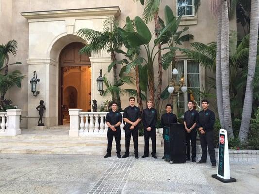 Providing valet at a Beverly Hills mansion on Yom Kippur