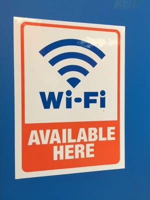 Just added wifi for customers!