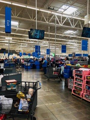 Mostly self-checkout stands