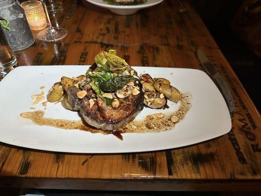 Pan seared pork chop!!