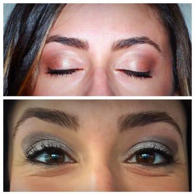 Daytime smokey and nighttime glam!