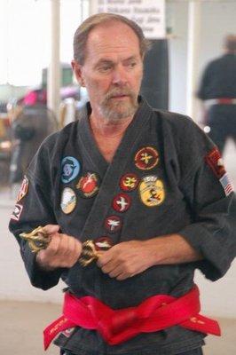 Herb Lague - Sensei, with Tibetan Dorje