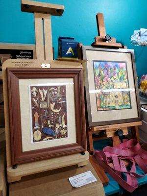 Art easels and frames