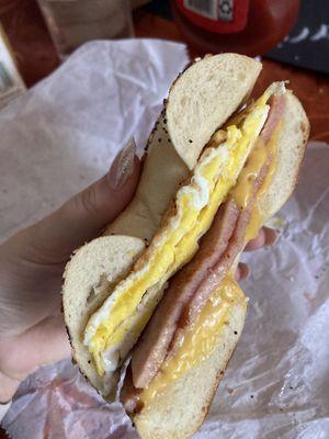 Taylor Ham, Eggs & Cheese Sandwich