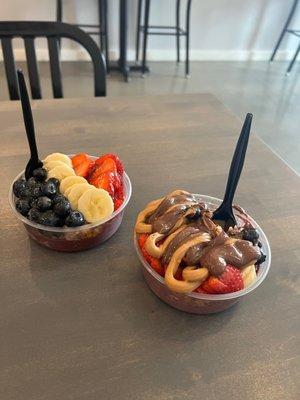 nutella bowl and original