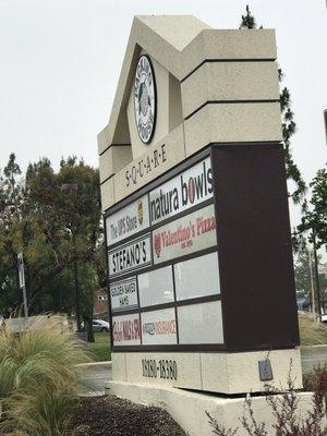 Some of the businesses located in the Packing House Square.