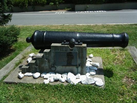 the Wellfleet cannon