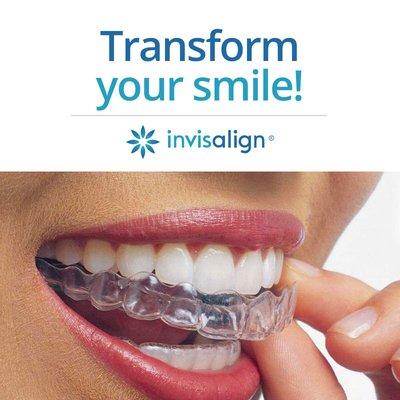 Invisalign treatment available in our office