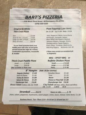 Bart's Pizzeria