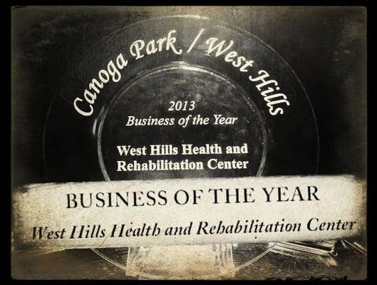 2013 Business of the year: West Hills Health and Rehabilitation