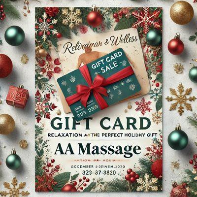 Christmas gift cards now on sale！