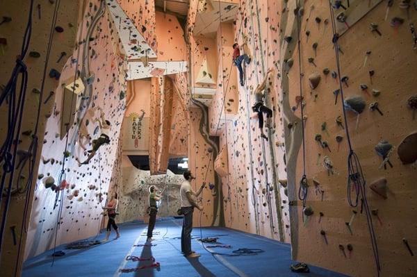 Earth Treks Columbia has over 20,000 square feet of climbing including a huge new bouldering area