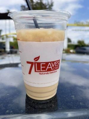 Spanish Latte Iced with oat milk