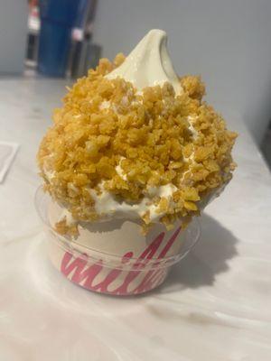 Ice Cereal Milk Soft Serve Cup