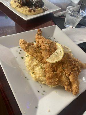 Fish and grits